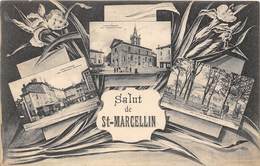 38-SAINT-MARCELLIN- SALUT DE ST-MARCELLIN MULTIVUES - Saint-Marcellin