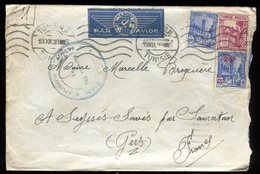 Tunisie - Enveloppe En FM De Tunis Pour La France En 1939 - Covers & Documents