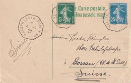 FRANCE  1922 CARTE POSTEE SUR LA LIAISON  MARSEILLE-LA REUNION - Schiffspost