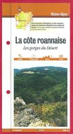 Fiches Randonnées Et Promenades, La Côte Roannaise, Les Gorges Du Désert, Loire (42), Région Rhône Alpes - Sport