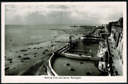 RB 1211 - Real Photo Postcard - Bathing Pool & Sands - Ramsgate Kent - Ramsgate
