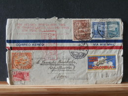 78/258A    LETTER TO SUIZA  1941 + VIGNETTE - Colombia