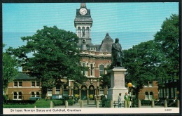 RB 1211 - 2 X Postcards - Vine Street & Sir Isaac Newton Statue Grantham Lincolnshire - Altri & Non Classificati