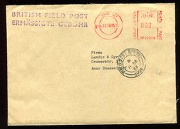 Royaume -Uni - Enveloppe En FM Pour Dusseldorf En 1985 - Storia Postale