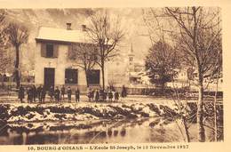 38-BOURG-D'OISANS- L'ECOLE ST-JOSEPH, LE 15 NOVEMBRE 1927 - Bourg-d'Oisans