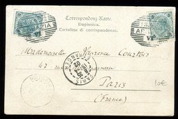 Autriche - Oblitération De Abbazia Sur Carte Postale En 1902 Pour Paris - Levante-Marken