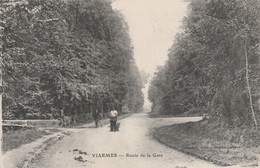 Val D'oise : VIARMES : Route De La Gare - Viarmes