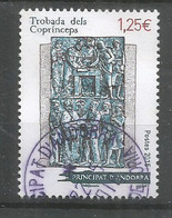 Paréages D'Andorre En1288 Avec Roger-Bernard III De Foix & Mgr Père D'Urg, Timbre Oblitéré 1 ère Qualitè (2015) - Used Stamps