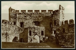 RB 1212 - 2 X Early Real Photo Postcards - Caernarvon Castle Wales - Caernarvonshire