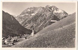 Mittelberg / Kleinwalsertal 1218 M, Mit Gemstelpass 1977 M, Widderstein Und Barenkopf, Unused Real Photo Postcard [21631 - Kleinwalsertal