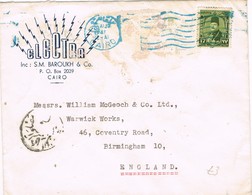 29561. Carta Comercial CAIRO (Egypt) 1941. Electra, Censor - Lettres & Documents