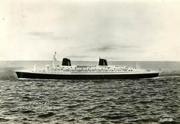 Bateaux - Paquebots - Paquebot France - St Nazaire - Saint Nazaire - Cachet Lancement 11 Mai 1960 - 2 Scans - Bon état - Steamers