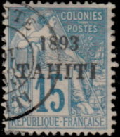 Tahiti 1893. ~ YT 24 - 15 C. Alphée Dubois - Used Stamps