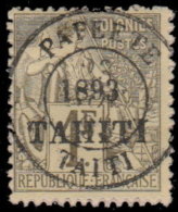 Tahiti 1893. ~ YT 30 - 1 F. Alphée Dubois - Used Stamps