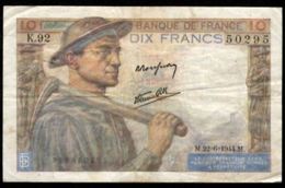 10 FRANCS MINEUR 22.6.1944 F:8/12 - 10 F 1941-1949 ''Mineur''