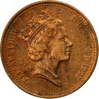 Monnaie, Grande-Bretagne, Elizabeth II, Penny, 1993, TB+, Copper Plated Steel - 1 Penny & 1 New Penny