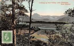 ¤¤  -  NOUVELLE-ZELANDE   -   Looking Up Dart Valley, Lake Wakatipu    -   ¤¤ - New Zealand