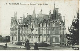 80-FLIXECOURT-LE CHATEAU-VUE PRISE DU PARC - Flixecourt