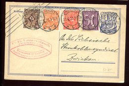Allemagne - Entier Postal + Complément De Chemnitz En 1923 - Briefkaarten