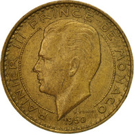 Monnaie, Monaco, Rainier III, 10 Francs, 1950, TB+, Aluminum-Bronze - 1949-1956 Oude Frank