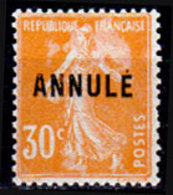 Francia-A0242 - Prova "ANNULE" Tipo Seminatrice (+) LH - Senza Difetti Occulti. - Autres & Non Classés