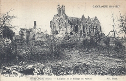 OISE - 60 - THIESCOURT Près De THOUROTTE - 750 Hab - Eglise En Ruines - Guerre 14 - Thourotte