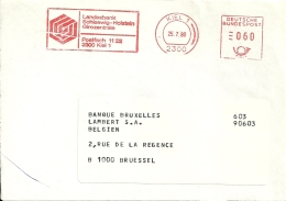 Deutschland 1980 Kiel / Landesbank Schleswig-Holstein / Devant - Marcofilie - EMA (Printmachine)