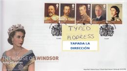 GROSSBRITANNIEN GRANDE BRETAGNE GB 2012 WINDSOR DINASTY SET OF 5V FDC SG 3265-69 SC 2990-94 MI 3195-99 YV 3589-93 - 2011-2020 Ediciones Decimales