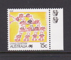Australia ASC 1127b 1988 Living Together 15c Sport 2 Koalas,mint Never Hinged - Proofs & Reprints