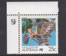 Australia ASC 1129a 1988 Living Together 25c Housing 1 Koala,mint Never Hinged - Ensayos & Reimpresiones