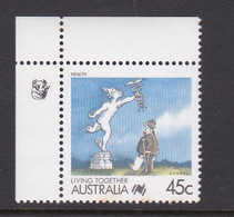 Australia ASC 1133a 1988 Living Together 45c Health 1 Koala,mint Never Hinged - Probe- Und Nachdrucke