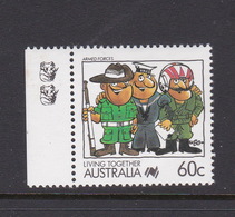 Australia ASC 1137a 1988 Living Together 260c Armed Forces 2 Koalas,mint Never Hinged - Prove & Ristampe