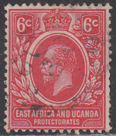 EAST AFRICA AND UGANDA     SCOTT NO 3     USED      YEAR  1921 - Protectorats D'Afrique Orientale Et D'Ouganda