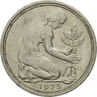 Monnaie, République Fédérale Allemande, 50 Pfennig, 1975, Munich, TTB - 50 Pfennig