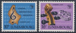 Luxemburg Luxembourg 1985 Mi 1125 /6 YT 1075 /6 ** Nat. Anthem, Violin, Music School / Nat. Hymne, Musikkonservatorium - 1985