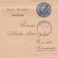 ARGENTINE 1904 ENTIER POSTAL BANDE JOURNAL - Entiers Postaux