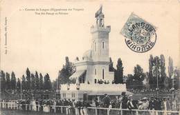 33-LANGON- COURSES- HIPPODROME DES VERGERS- VUE DES PESAGE ET PELOUSE - Langon