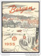 Norwegen - Bergen 1955 - 66 Seiten Mit Vielen Illustrationen - In Englischer Sprache - Europa