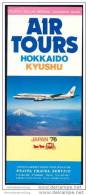 Japan - Hokkaido Kyushu 1976 - Faltblatt Mit 14 Abbildungen - Asia & Vicino Oriente