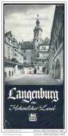 Langenburg Im Hohenloher Land - Faltblatt Mit 10 Abbildungen - Unterkunftsverzeichnis - Bade-Wurtemberg