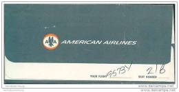 AA - American Airlines 1968 - Mexico Dulles Washington - Billetes