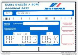 Boarding Pass - Air France - Bordkarten