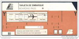 Boarding Pass - Iberia - Bordkarten