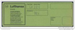 Boarding Pass - Transit - Lufthansa - Boarding Passes