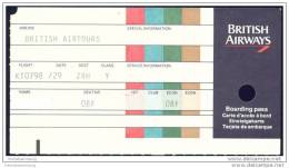 Boarding Pass - BA British Airways - Cartes D'embarquement