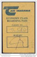 Boarding Pass - Air Tanzania - Boarding Passes