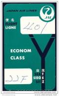 Boarding Pass - JAL Japan Air Lines - Instapkaart