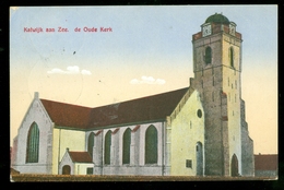 NEDERLAND ANSICHTKAART * KATWIJK Aan ZEE * DE OUDE KERK * Gelopen In 1928 Naar MAASTRICHT    (3896s) - Katwijk (aan Zee)