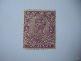 INDIA 1911 King George V. 2As SG 169 MH. - Used Stamps