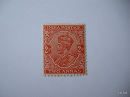 INDIA 1932. King George V. 2As. SG 236B. MH. - Used Stamps